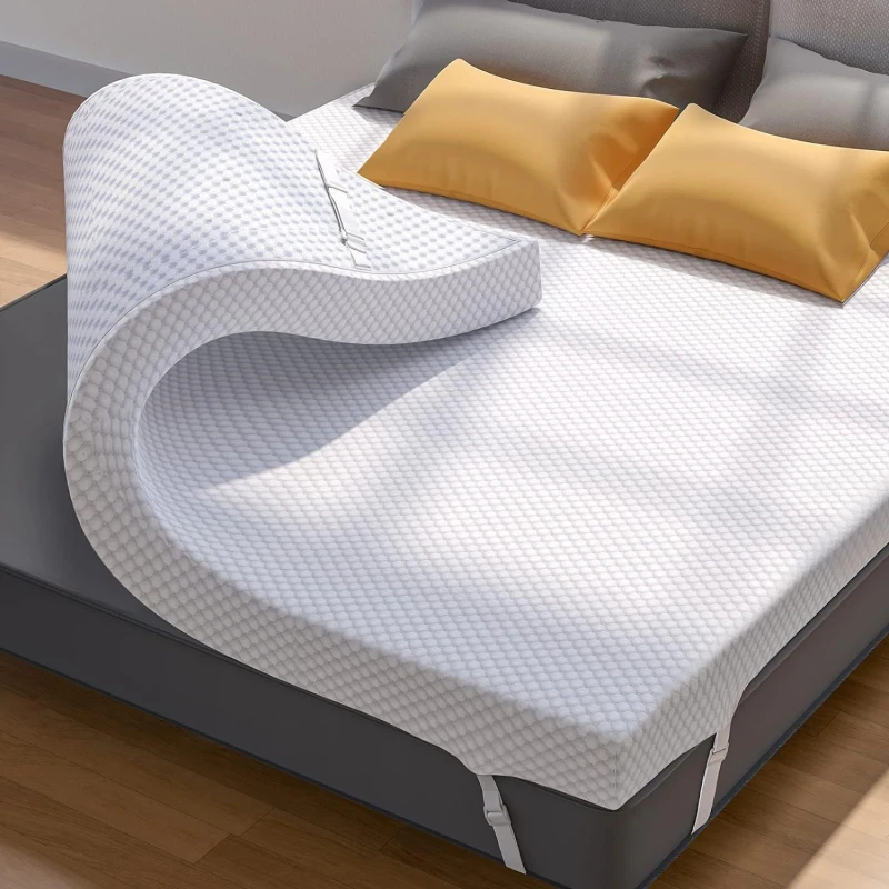 Price-Full-Size-Soft-Thick-Microfiber-Bed-Mattress-Topper-Waterproof-Memory-Foam-Polyurethane-Sponge-Cover