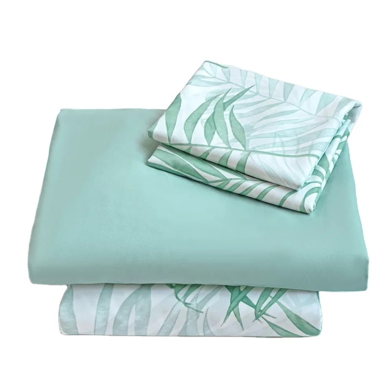 Printed-4pcs-Microfiber-Polyester-Queen-King-Size-Bed-Cover-Bedsheets-Bedding-Sets-with-Pillowcases