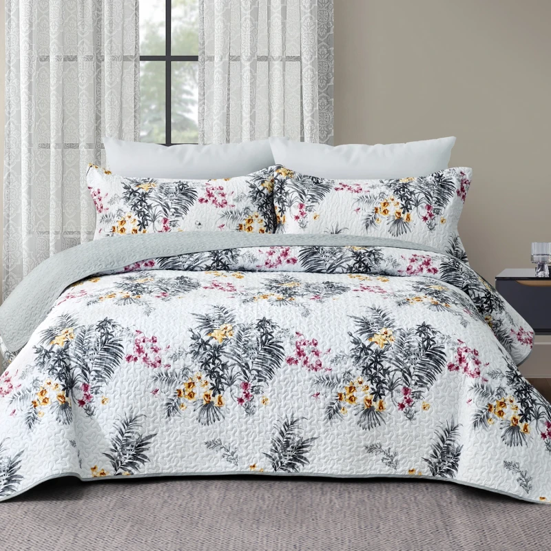 Printed-Bedspreads-and-Coverlets-Queen-Quilted-King-Queen-Size-Bedspread-Polyester-Filled-for-Home-Use-and-Hospital-Beds