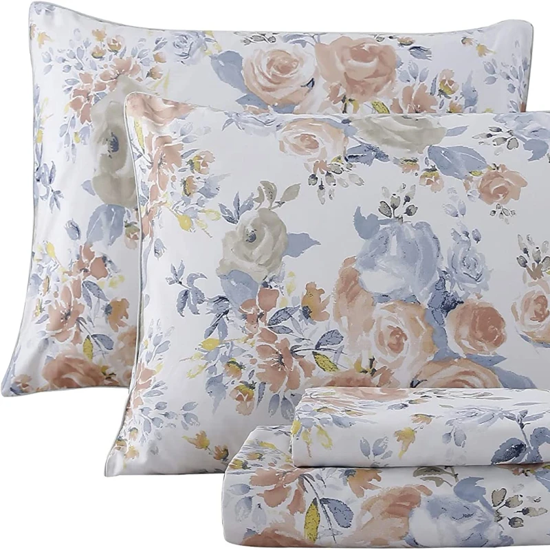 Printed-Pattern-High-Quality-Microfiber-Bedding-Sheet-Sets-for-Bedroom