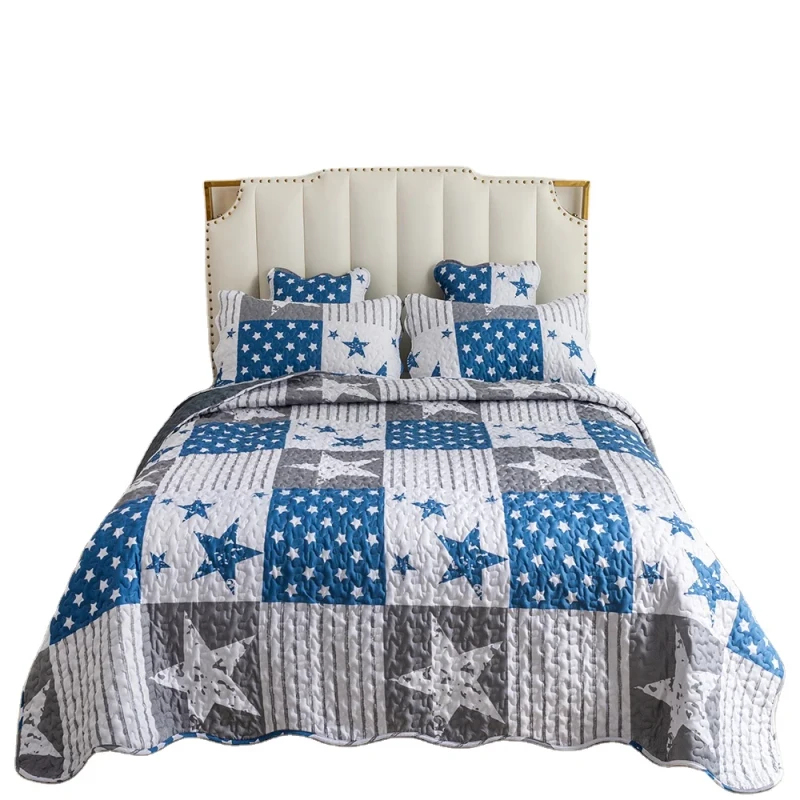 Printed-Summer-Bed-Quilted-Bedspreads-Sets-Comforter-Blanket-Quilt-Bed-Sheet-Set-With-Quilt-Set