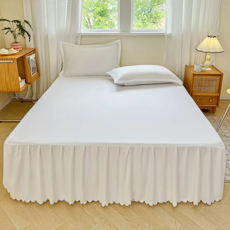 Product-Name-Skin-Friendly-Brushed-Bed-Skirt-Fitted-Sheet