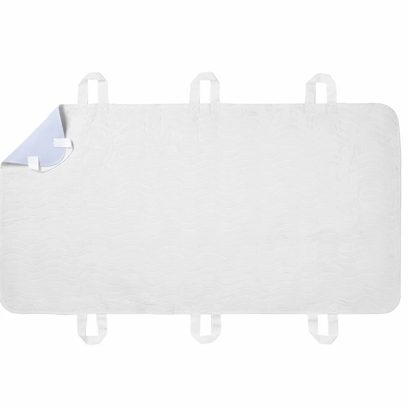 Professional-4-Layer-Super-Absorbent-Washable-Reusable-Incontinence-Bedding-Protector-Pad-Underpad-with-8-Handles-for-Seniors