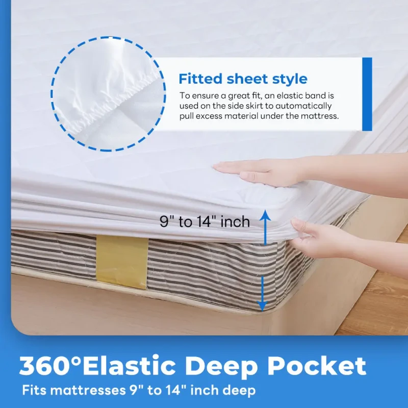 Professional-OEM-Supplier-Breathable-Fully-Zippered-Water-Proof-Mattress-Cover-Encasement-Waterproof-Mattress-Protector-1