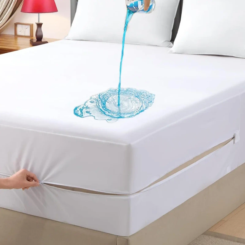 Professional-OEM-Supplier-Breathable-Fully-Zippered-Water-Proof-Mattress-Cover-Encasement-Waterproof-Mattress-Protector
