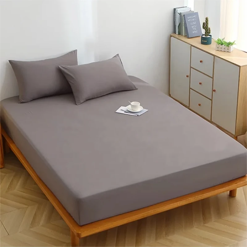 Pure-100-Cotton-Fitted-Sheet-Waterproof-Fitted-Bed-Sheets-Bed-Protective-Cover