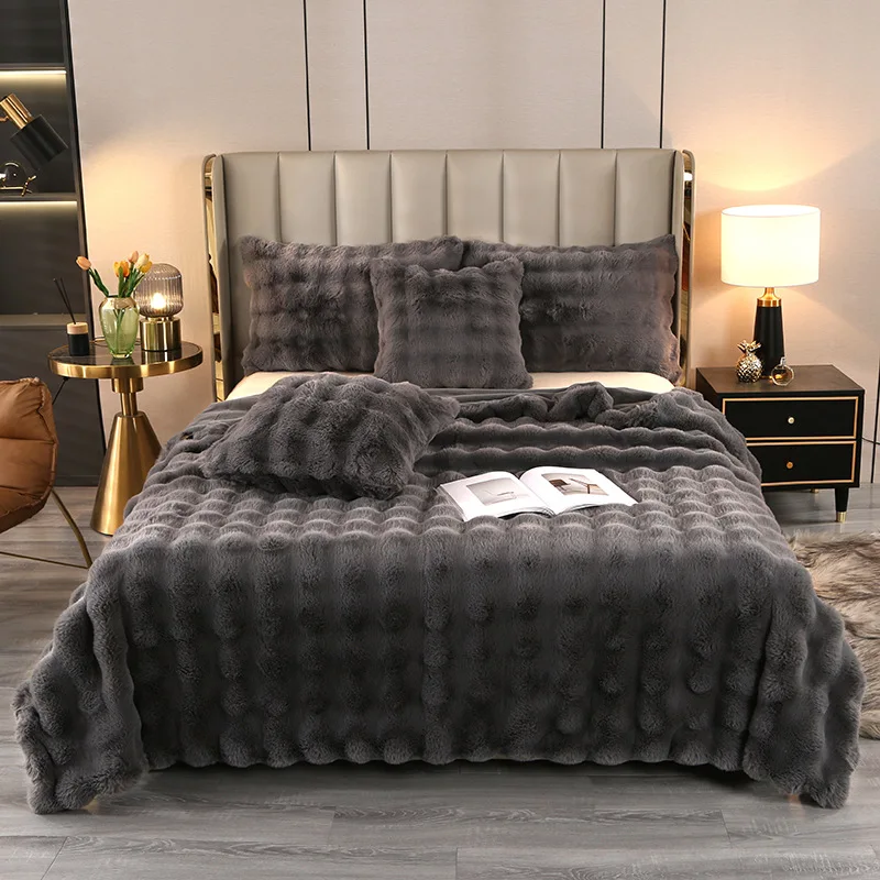 Pure-Color-Modern-Eco-Friendly-Duvet-Cover-Soft-Bed-Sheet-Pillowcases-Living-Room-Sofa-Bed-All-Season-Bubble-Flannel-4-Piece