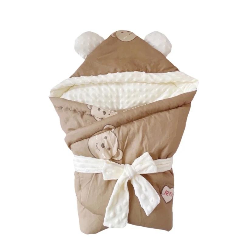 Pure-Cotton-Newborn-Baby-Holding-Quilt-Set-with-Bear-Shape-Anti-Dust-Mite-All-Season-200TC-85x85cm-Bedding-for-Kids