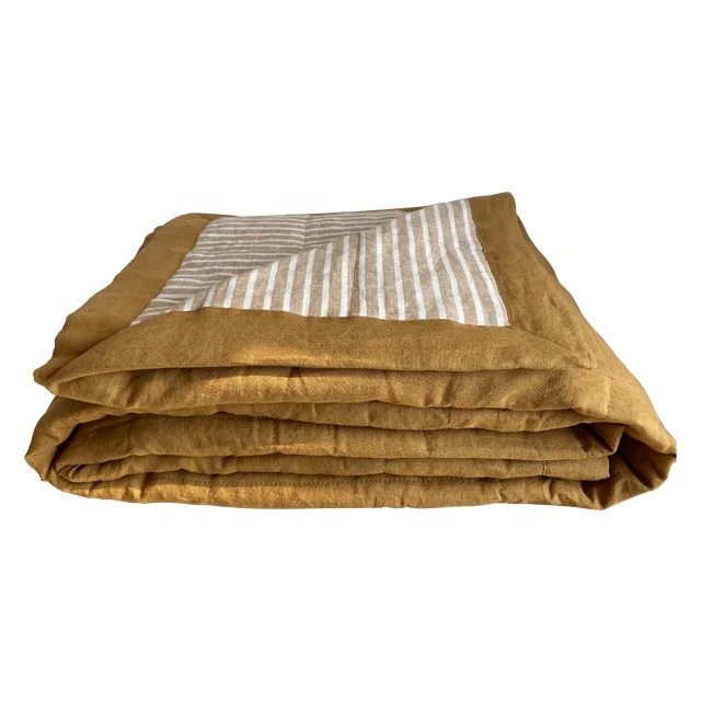 Pure-Linen-Quilt-100-French-Linen-Bedding-Quilt-Dual-Color-245X210CM
