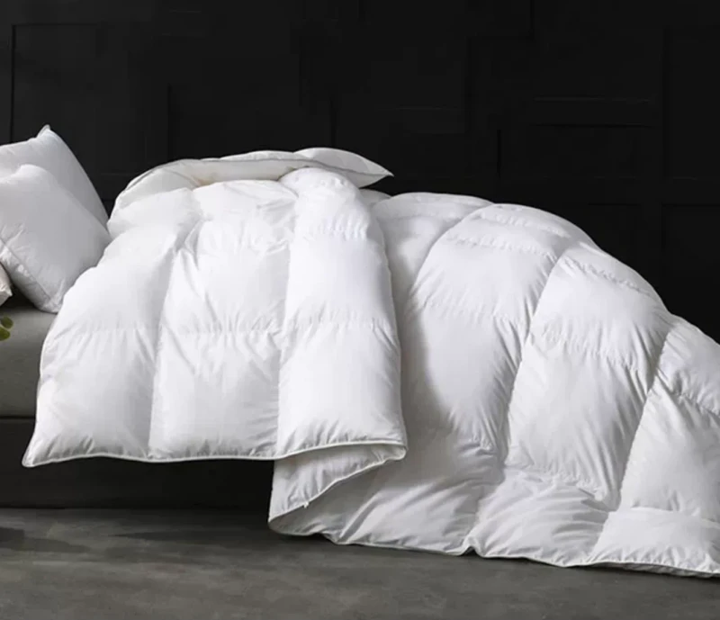 Pure-White-Cotton-Hotel-Down-Comforter-70-Down-30-Feather