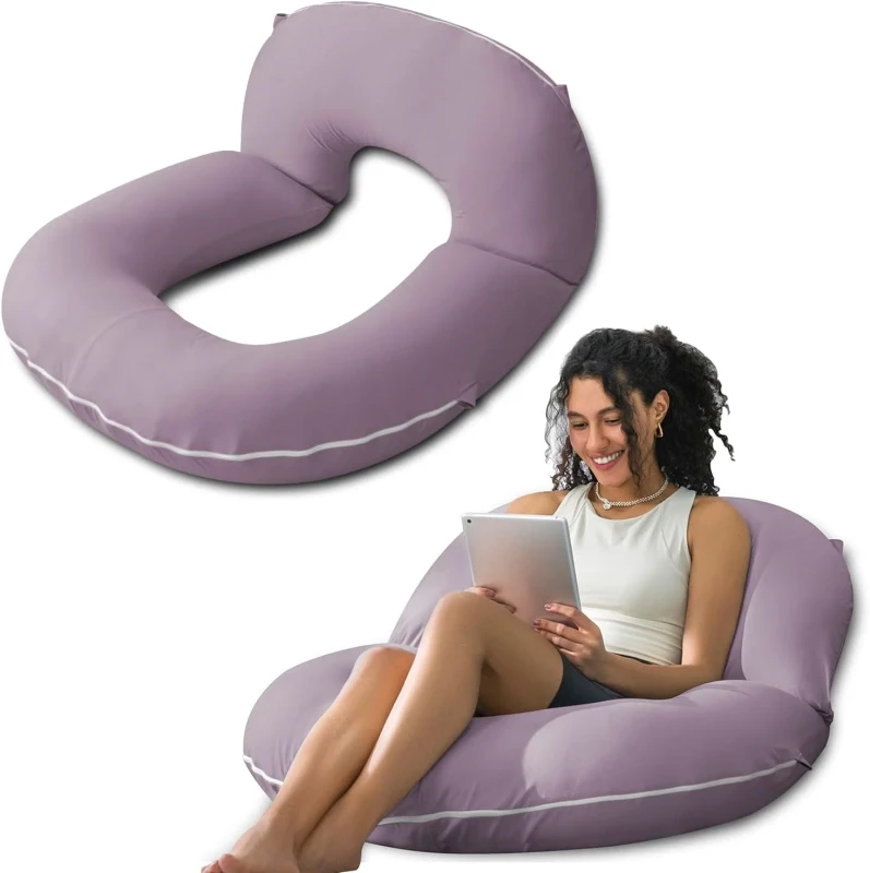 Purple-95-Cotton-Back-Soft-Reading-Pillow-for-Adults-Moms-and-Kids