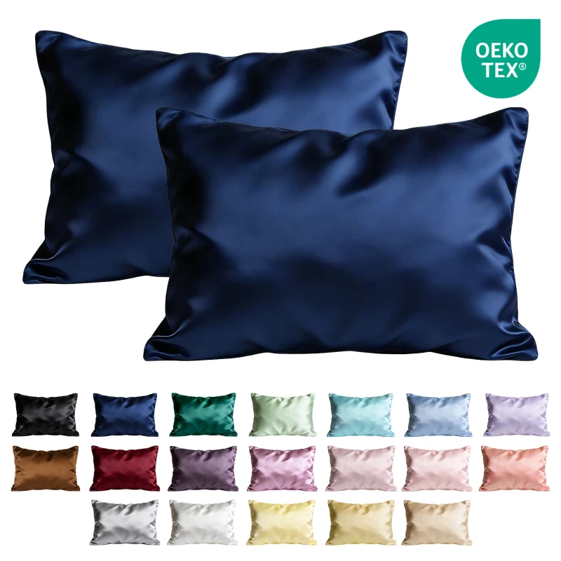 QINGYAN-Design-Blue-Pillow-Cases-Direct-Custom-Luxury-Pillowcase-Bedding-Cover-Skin-Friendly-Solid-Color-Woven