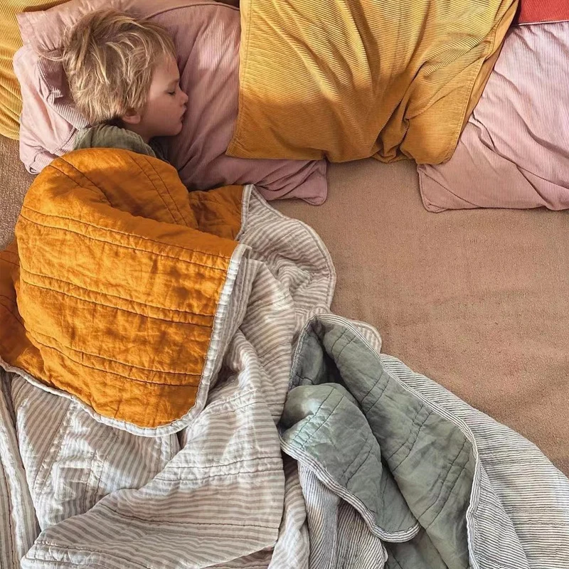 Quality-Assurance-Factory-Supply-Cotton-and-Linen-Material-Children-Bedding-Set-Bedspread-Bedding