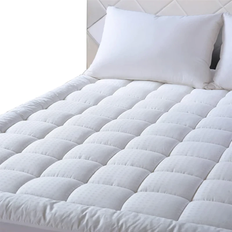 Queen-King-Cooling-Mattress-Topper-Pad-Quilted-Mattress-Protector-Cover-Full-Bed-Cotton-Bamboo-Mattress-Topper