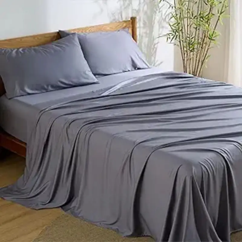 Queen-King-Sheet-Set-Cooling-Bamboo-Fiber-Hotel-Home-Textile-Breathable-Soft-16-Inch-Deep-Pocket-Silky-Bedding-Set-Bed-Sheets