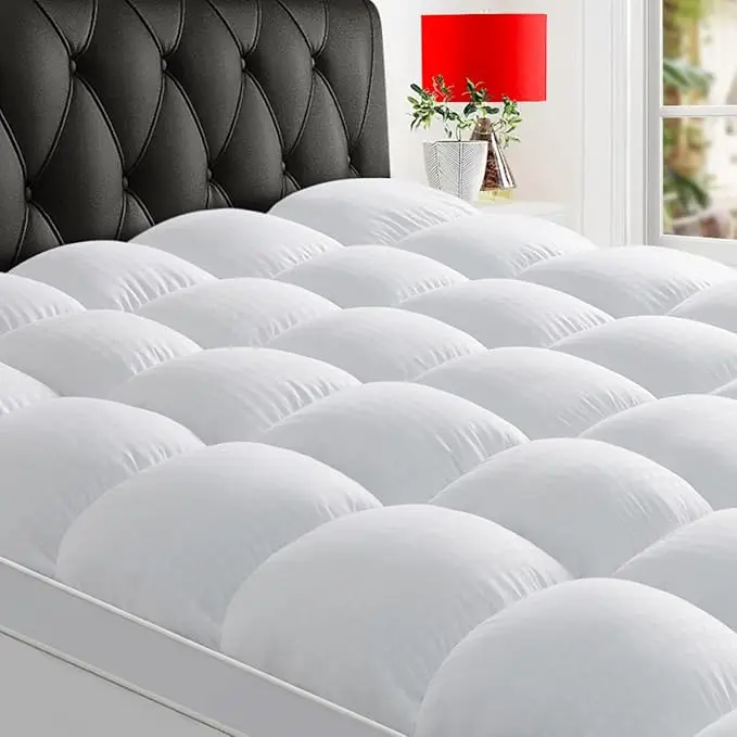 Queen-Mattress-Topper-Extra-Thick-Mattress-Pad-Cover-Super-Soft-Breathable-Down-Alternative-Fill-Pillow-Top-Bed-Topper