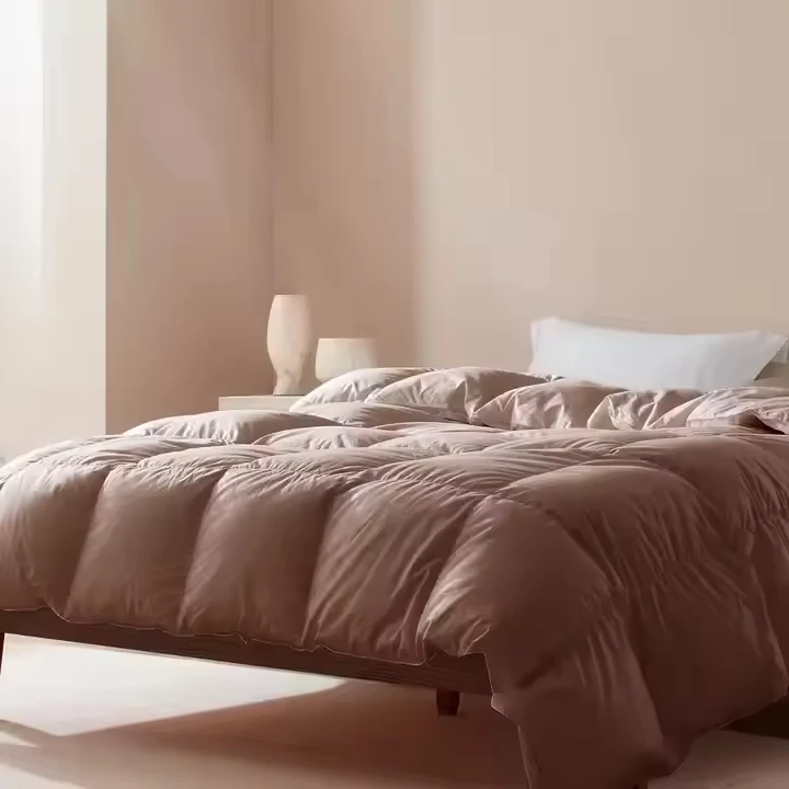 Queen-Size-Comforter-Feather-Down-Thick-Fluffy-Duvet-Luxury-Hotel-Bedding-Quilt