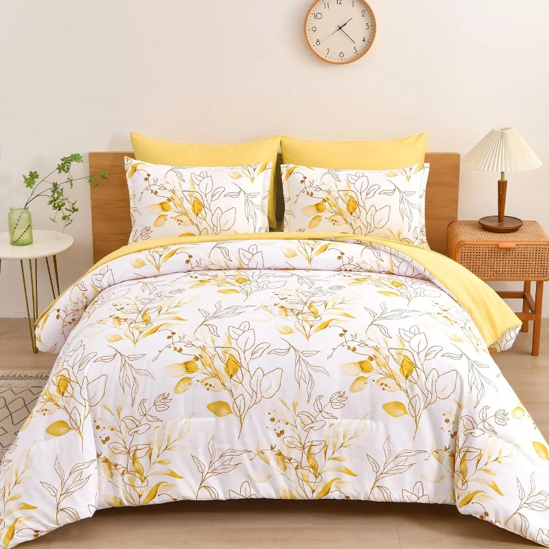 Queen-Size-Cozy-All-Season-Lightweight-Comforter-Set-with-2-Shams-Full-Queen-3-Piece-Bedding