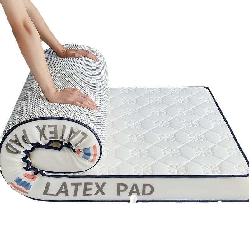Queen-Size-Latex-Topper-Mattress-Set-Foam-Quilt-for-Home-Dormitory-Single-Bed-Mattress-Pads-Toppers-for-Students