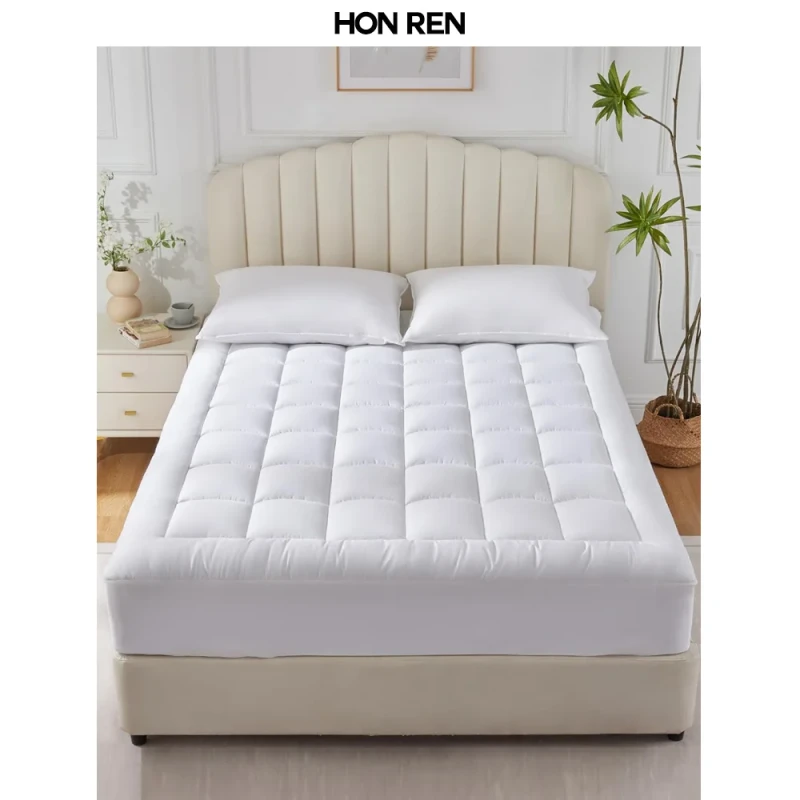 Queen-Size-Mattress-Pad-Pillow-Top-Cotton-Mattress-Topper-with-8-22-Deep-Pocket-Quilted-Cooling-450GSM-Mattress-Protector