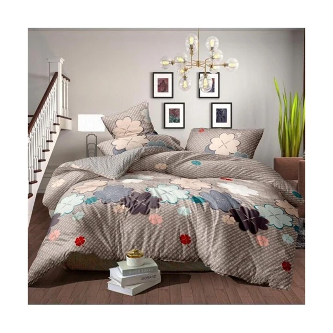 Queen-Size-Soft-Polyester-Bedding-Set-Duvet-Cover-Pillowcase-Sheet