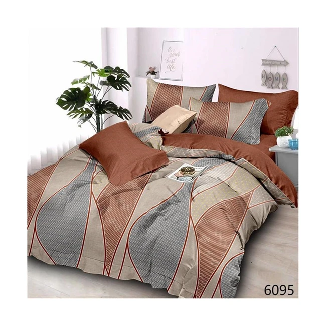 Queen-Size-Soft-Polyester-Factory-Bed-Sheet-Pillowcase-Duvet-Cover-Set-Comfortable-Bedclothes