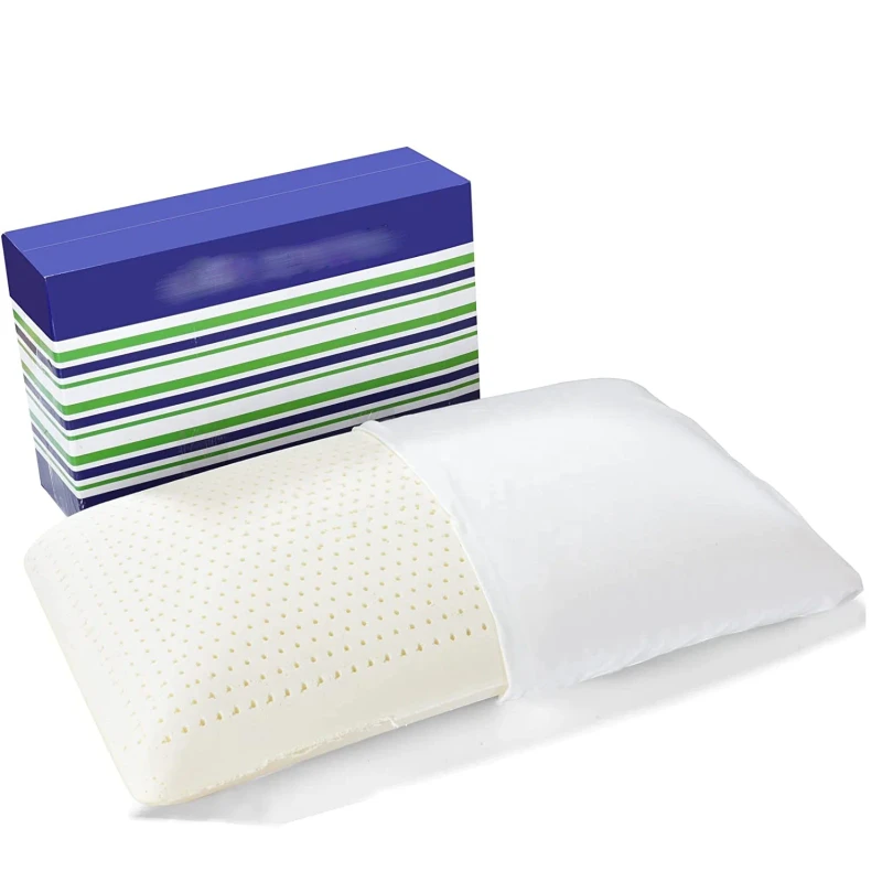 Queen-Size-Talalay-100-Nature-Latex-Extra-Soft-Bed-Sleep-Pillow-for-Back-Side-and-Stomach-Sleepers