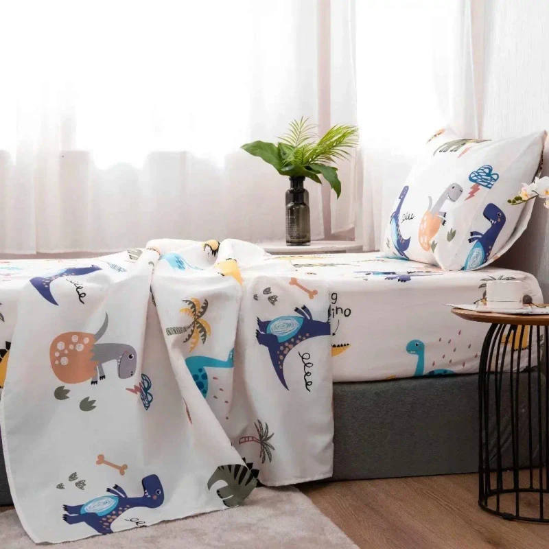 Quilt-Cover-Bed-Set-Super-Soft-Microfiber-Cute-Dinosaur-Boy-Kids-Design-Cartoon-Bedding-Set-Quilt-Cover-Bed-Sheet-Set