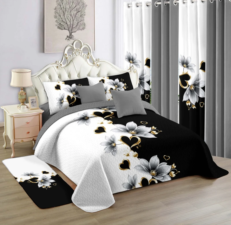 Quilted-Design-12-Pcs-King-Size-Bedding-Set-With-Comfortable-Bed-Sheet-Complete-Bed-Set-Collection-for-Luxury-Master-Bedroom