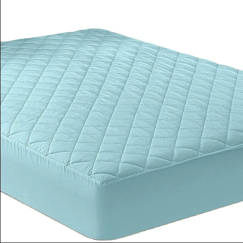 Quilted-Fitted-Mattress-Pad-with-Elastic-Fitted-Waterproof-Mattress-Protector