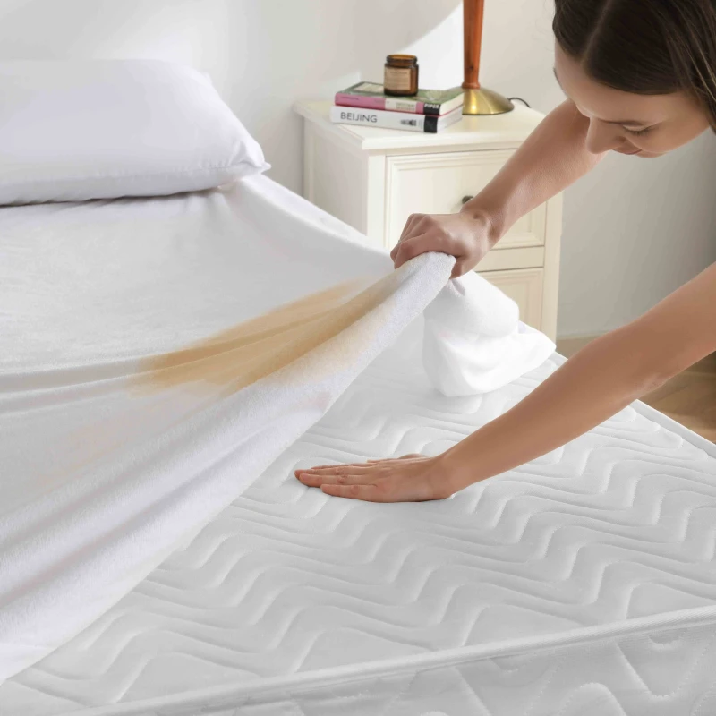 Quilted-Hotel-Mattress-Protector-Waterproof-Cover-Customized-for-40-Adults-Home-Use-Mattress-Protector