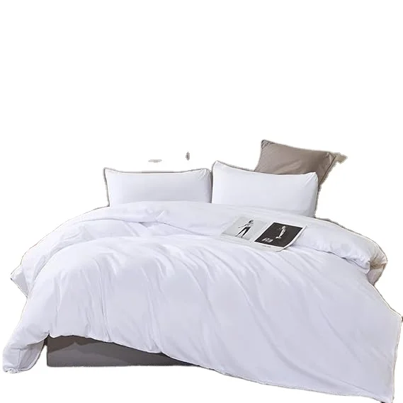 Quilted-Polyester-Fiber-Bedding-Plain-Duvet-Cover-Set