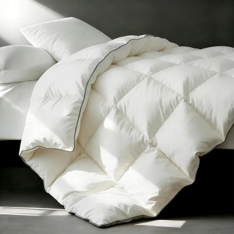Quilted-Process-Duvet-95-White-Goose-Down-Thickened-Genuine-Winter-Quilt-Super-Warm-Comforter