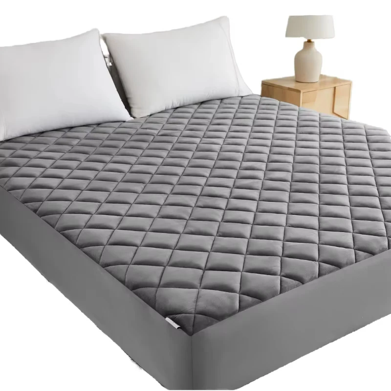 Quilted-Velvet-Mattress-Protector-Cover-Soft-Breathable-Thickened-Non-Slip-Elastic-Bed-Mattress-Cover