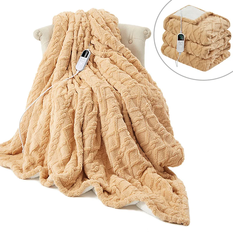 Quilted-Washable-Electric-Heated-Blanket-220-110V-Winter-Home-Use-Skin-Friendly-Breathable-European-American-Style