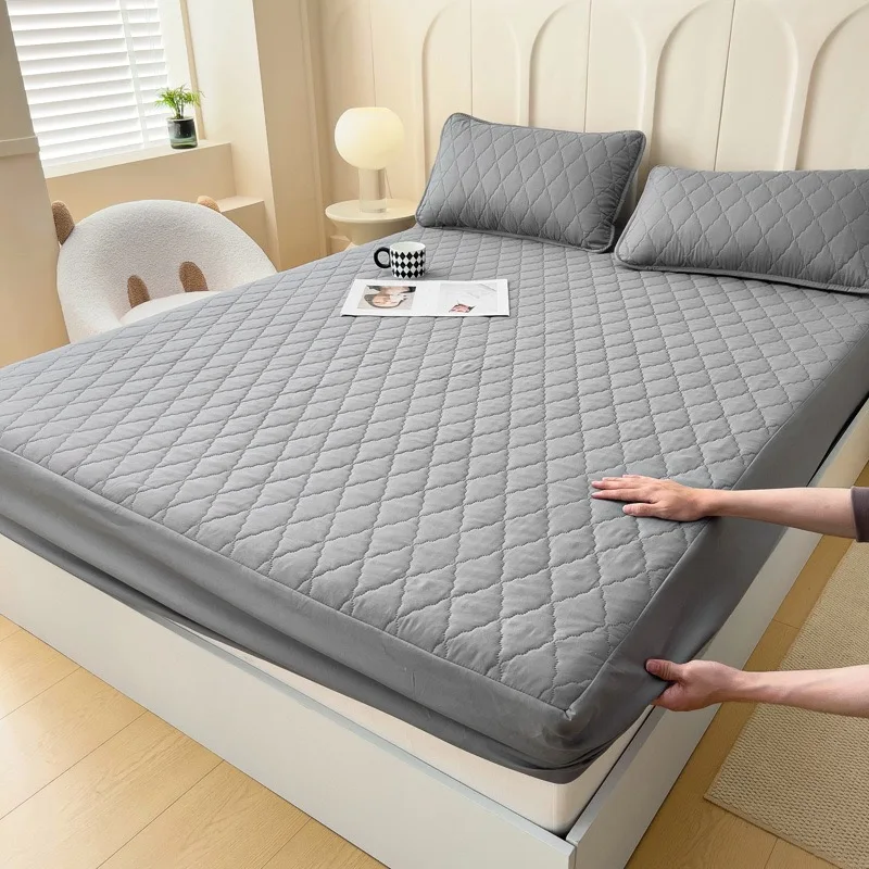 Quilted-Waterproof-Fitted-Mattress-Protector-Cover-TPU-Layer-Anti-Urine-Non-Slip-Full-Coverage-Bed-Sheet