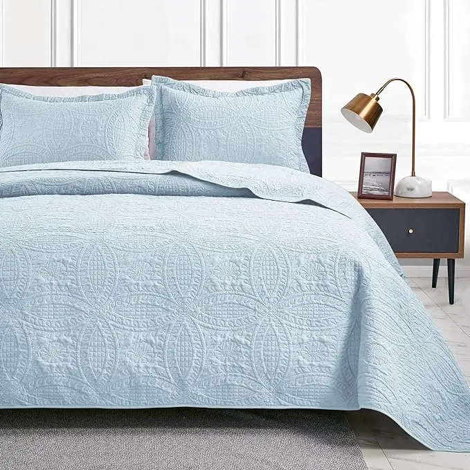 Quilts-Full-Queen-Size-3pcs-Summer-Bedspreads