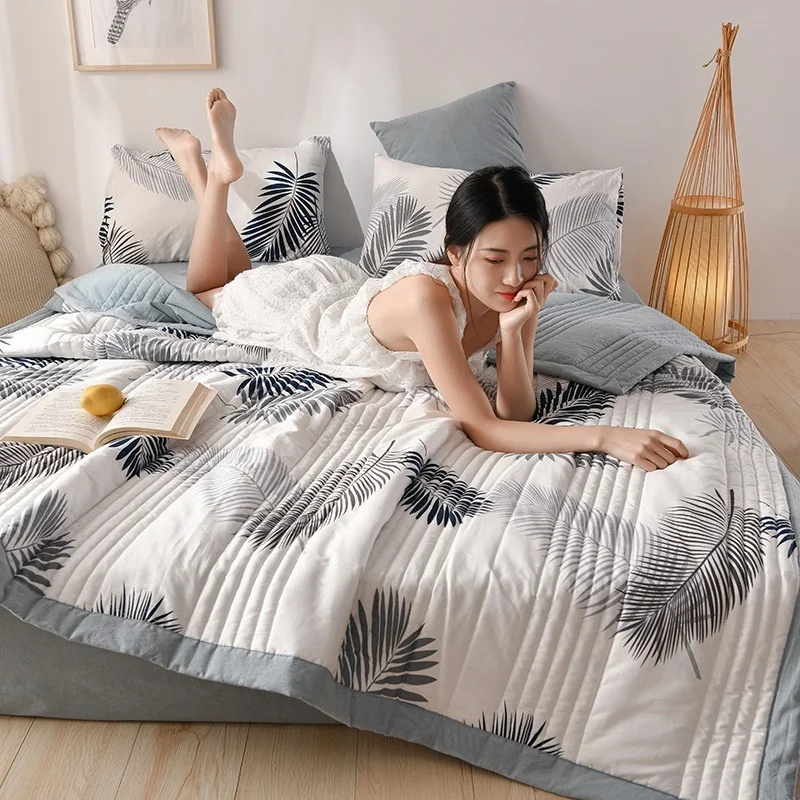 Quilts-Printed-Summer-Cool-Comforter-Quilt-for-King-Queen-Size-Beds