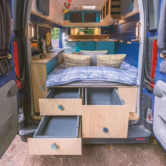 RV-Bed-Drawer-Under-Bed-Large-Capacity-Drawer-Increased-Storage-Space-Aluminum-Camper-Bedding