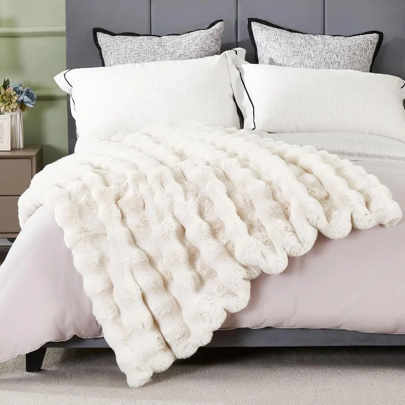 Rabbit-Faux-Fur-Bed-Blanket-Sofa-Couch-Faux-Fur-Throw-for-Winter