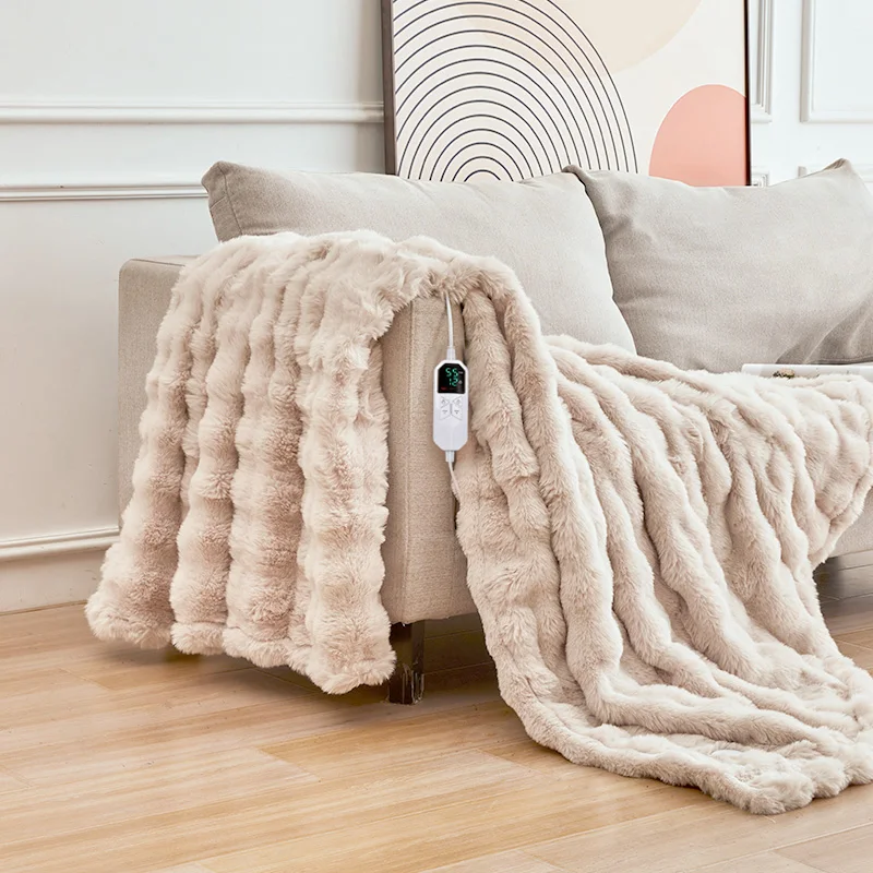 Rabbit-Faux-Fur-Electric-Heated-Throw-Blanket-for-Winter