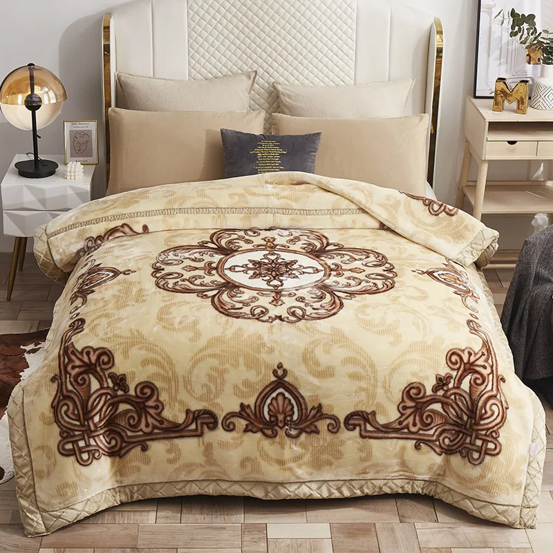 Raschel-Blanket-Double-layer-Thick-and-Warm-Super-Soft-Cloud-Blanket-Cover-Blanket-Wedding-Red-Blanket-Quilt-Gift