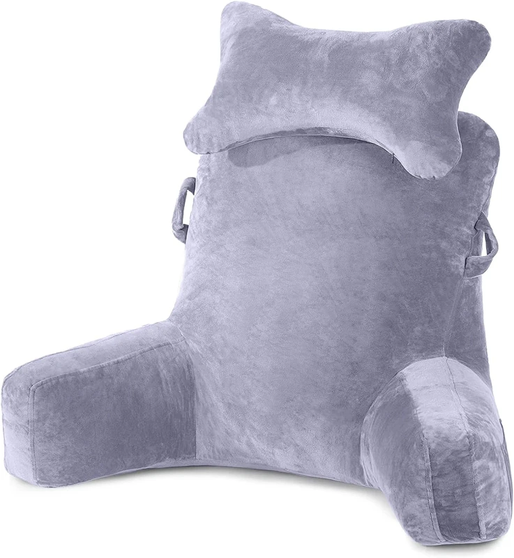 Reading-Pillow-Bed-Rest-Pillow-with-Detachable-Neck-Roll-Arm