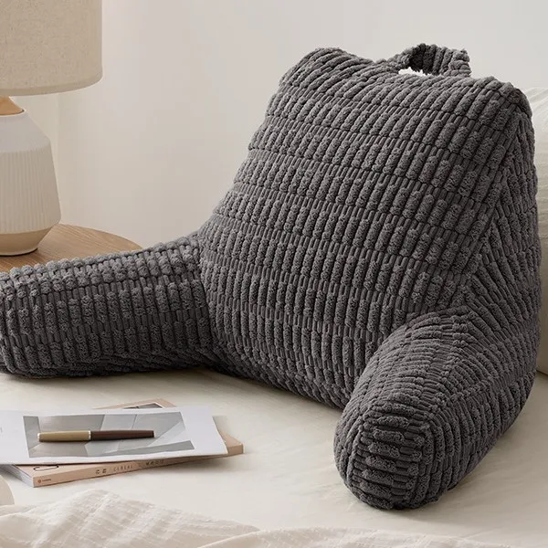 Reading-Pillow-Shredded-Sponge-Bed-Backrest-Pillow-Sitting-Posture-Waist-Pillow-with-Armrest-Pocket-Removable-Washable