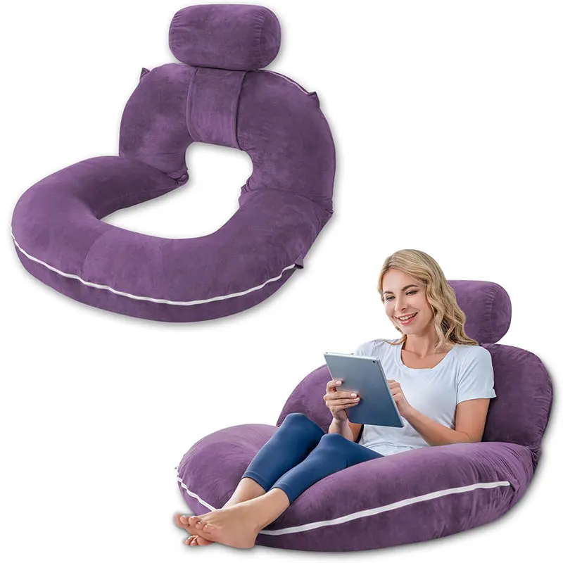 Reading-Pillow-for-Pregnant-Woman-Bed-Rest-with-Headrest-for-Gaming