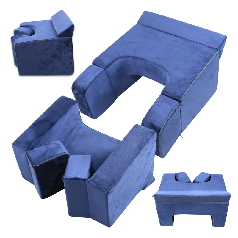 Reading-and-Bed-Rest-Pillows-Removable-Pillowcase-Memory-Foam-Teens-Arm-Rest-Lap-Desk-Reading-Pillow-for-Gaming