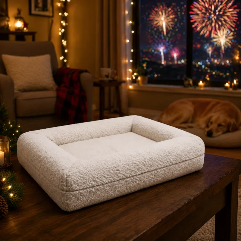 Ready-to-Ship-Orthopedic-Memory-Foam-Dog-Bed-Waterproof-Linen-Removable-Washable-Cover-Neutral-Cream-Pet-Furniture