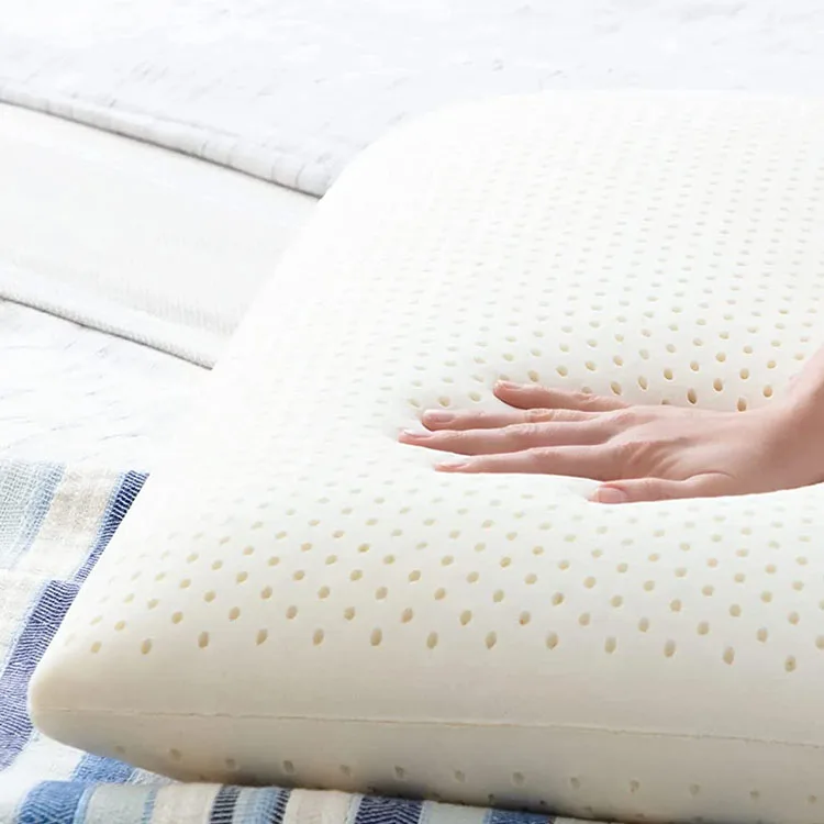 Rectangle-Natural-Latex-Pillow-Bed-Rest-Anti-Wrinkle-Cervical-Contour-Sleep-Double-Support-Anti-Bacteria-All-Season-Pillow