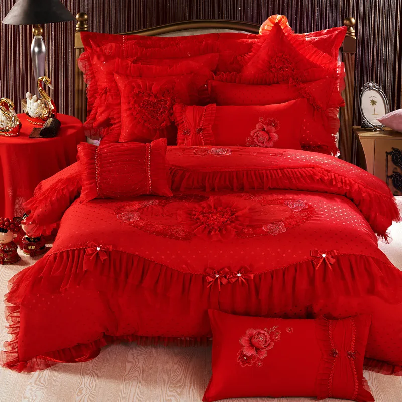 Red-Wedding-Duvet-Bedding-Set-King-Size-Silk-Quilt-Comforter-Bed-Sheet-Crib-Bedding-Sets