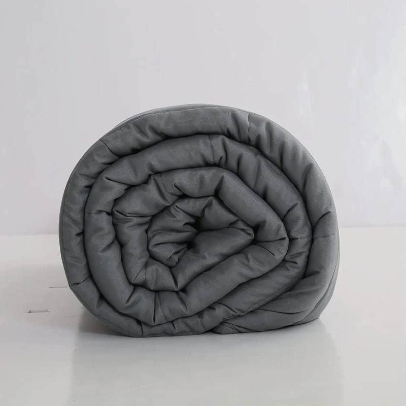 Reduce-Stress-Anxiety-Woven-Eco-Friendly-Four-Seasons-Portable-Weighted-Blanket-for-Home-Travel